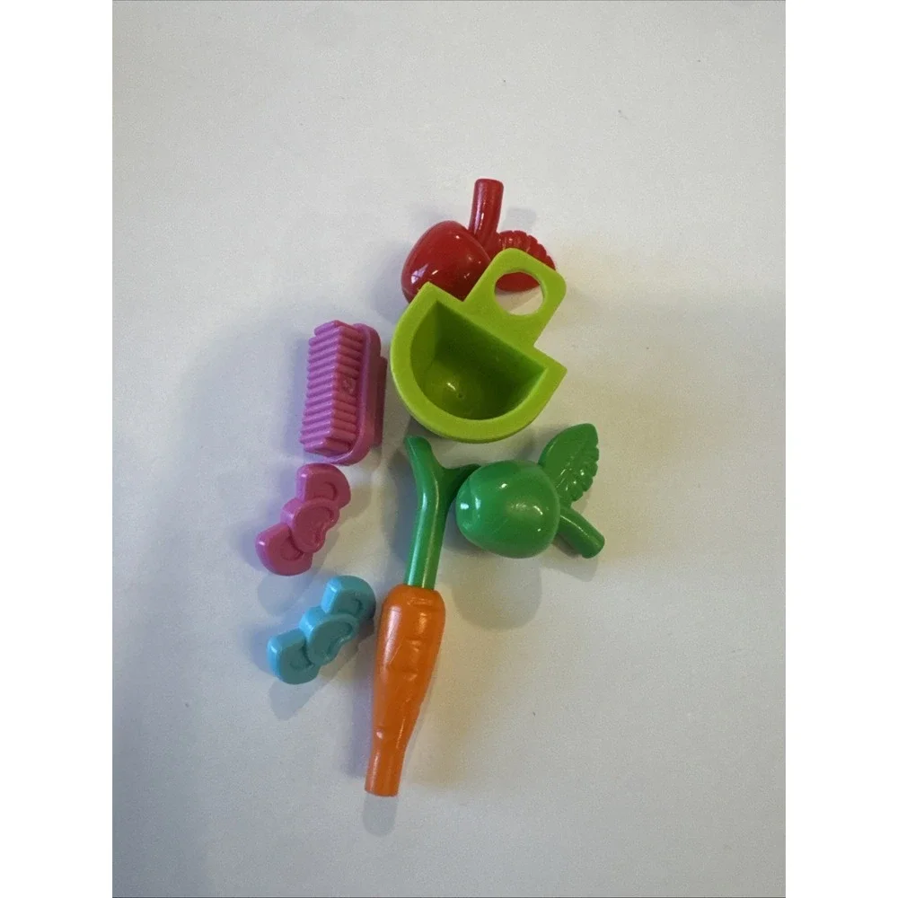 Lego Friends Horse Lot Mini Fig Bridle Saddle Carrot Bow Ribbons